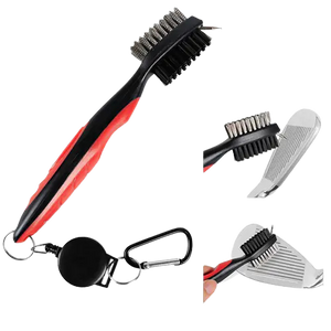 Golf Club Brush - 2-Sided Groove Cleaner Kit