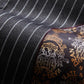 Men's Slim Fit Striped 3-Piece Suit