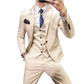 Slim Fit One-Button Business Three-Piece Suit