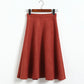 Suede Midi Skirt