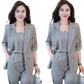 Women's Three-Piece Suit with Harem Pants