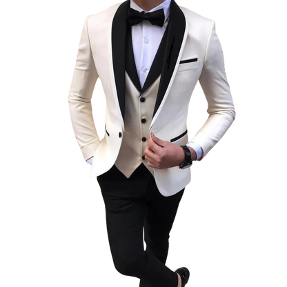 Men's Suit Three Piece Business Suit