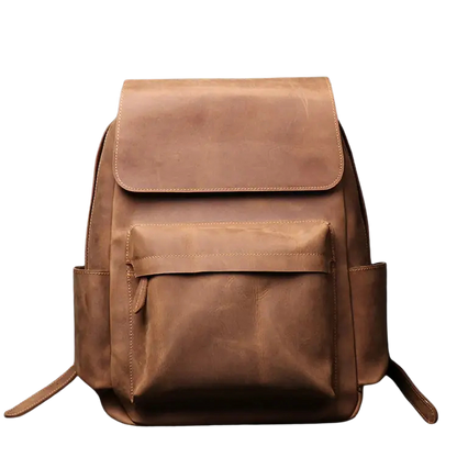 Retro Leather Backpack