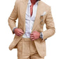 Men's Linen Suits Two-Piece Set