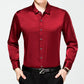 Pure Color Silk Shirt