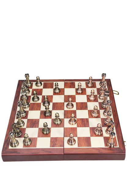 High-Quality Chess Set with Folding Board and Pieces