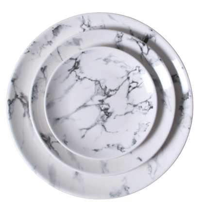 Marble Round Plate 8"