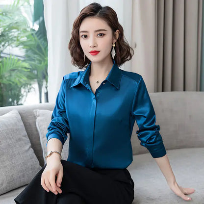 Silk Shirt for Women Office Style