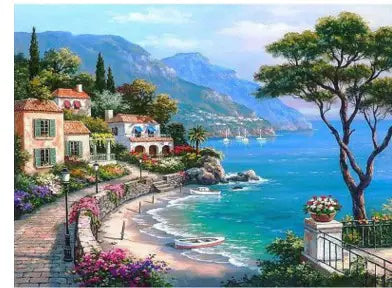 DIY Digital Oil Painting, Landscape