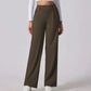 Women's Outdoor Sports & Casual Wide-Leg Suit Pants with Pockets