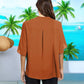 Elegant Casual V-neck Chiffon Shirt for Women