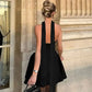 Sexy Tube Top Dress With Back Zipper Short Dress