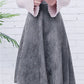 Suede Midi Skirt