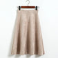 Suede Midi Skirt