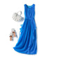 Silk Vest Long Skirt with Elegant Design