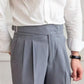 Men's Belt Skinny Casual Suit Pants