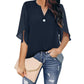 Elegant Casual V-neck Chiffon Shirt for Women