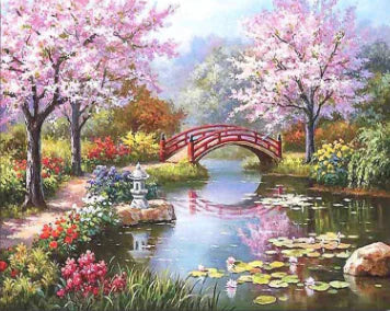 DIY Digital Oil Painting Kit, Landscape