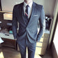 Men's Slim Fit Striped 3-Piece Suit