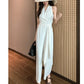 Women's Wide Leg Pants Overalls Suit