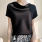 Silk Short-Sleeve Top