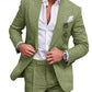 Men's Linen Suits Two-Piece Set