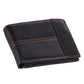Leather Wallet with Patchwork