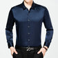 Pure Color Silk Shirt