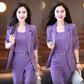 Women's Three-Piece Suit with Harem Pants