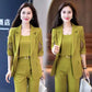Women's Three-Piece Suit with Harem Pants