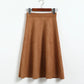 Suede Midi Skirt