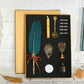 Vintage Feather Pen Set