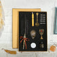 Vintage Feather Pen Set