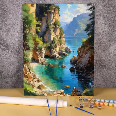 DIY Digital Oil Painting Kit, Landscape