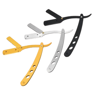 Vintage Stainless Steel Folding Straight Razor Holder