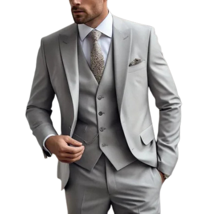Classic Men's 3-Piece Slim Fit Suit