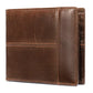 Leather Wallet with Patchwork