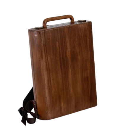 Handmade Wooden Schoolbag