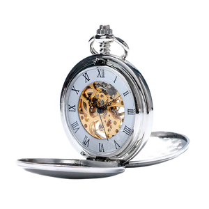 Vintage Dual-Open Mechanical Pocket Watch