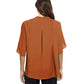 Elegant Casual V-neck Chiffon Shirt for Women