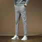 Slim Fit Plaid British Suit Pants for Men