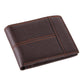 Leather Wallet with Patchwork