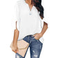 Elegant Casual V-neck Chiffon Shirt for Women