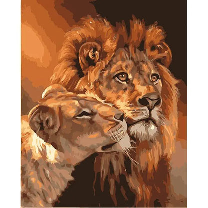 DIY Digital Oil Painting Kit, Animal
