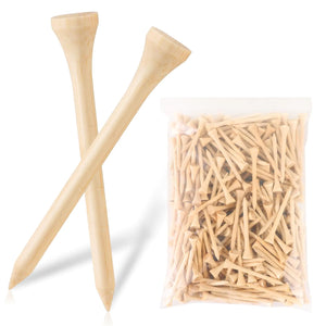 Bamboo Golf Tees 250 PCS 2-3/4 in