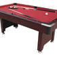 Pool Table with Multi-Color Cues