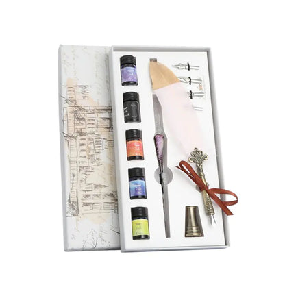 Calligraphy Glass Nibs and Ink Set