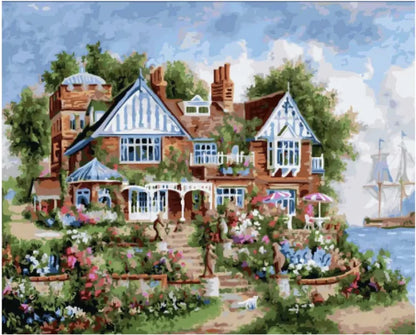 DIY Digital Oil Painting Kit, Landscape