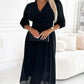 V-Neck Chiffon Dresses