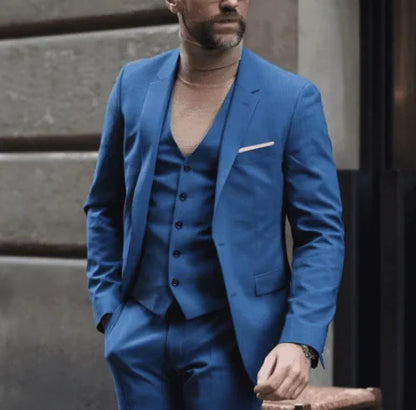 Classic Men's 3-Piece Slim Fit Suit